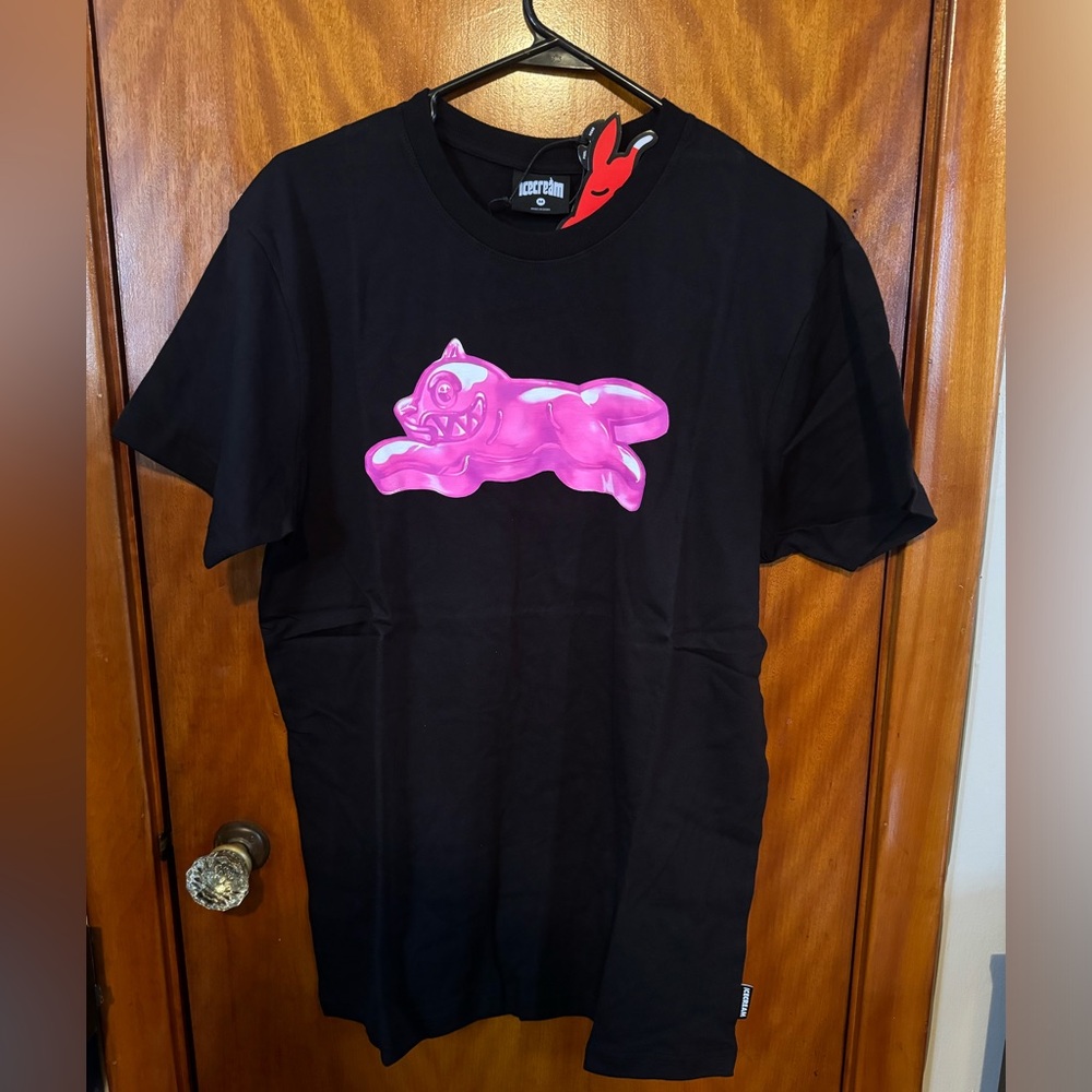 Billionaire Boys Club Black and Pink Short Sleeve Tee